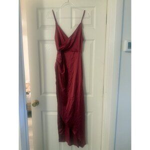 Pretty Little things slick style dress pink size 6 NWT